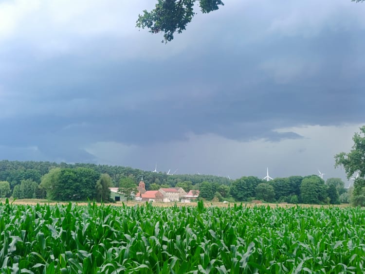 Vor dem Gewitter