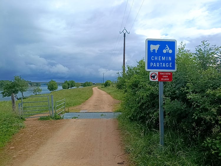 Die Saône entlang