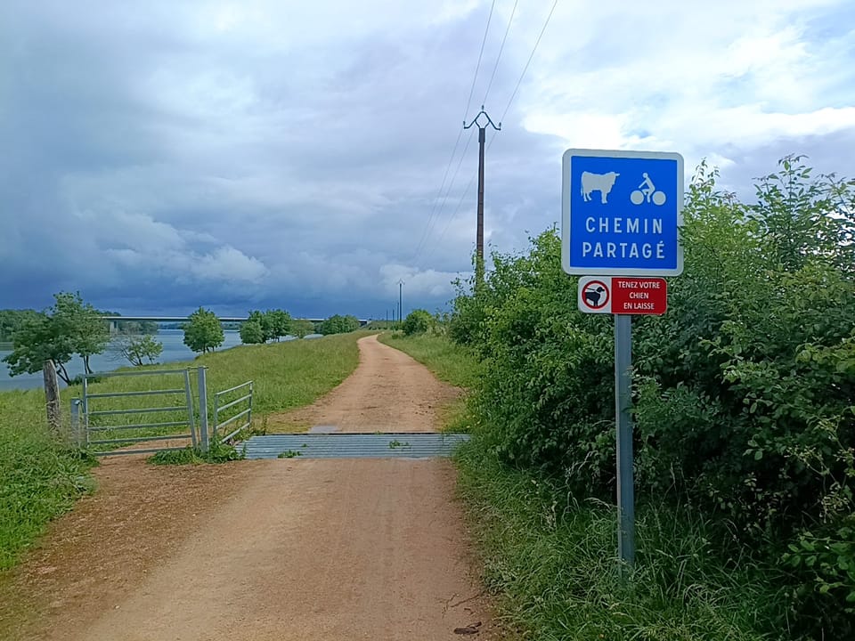 Die Saône entlang